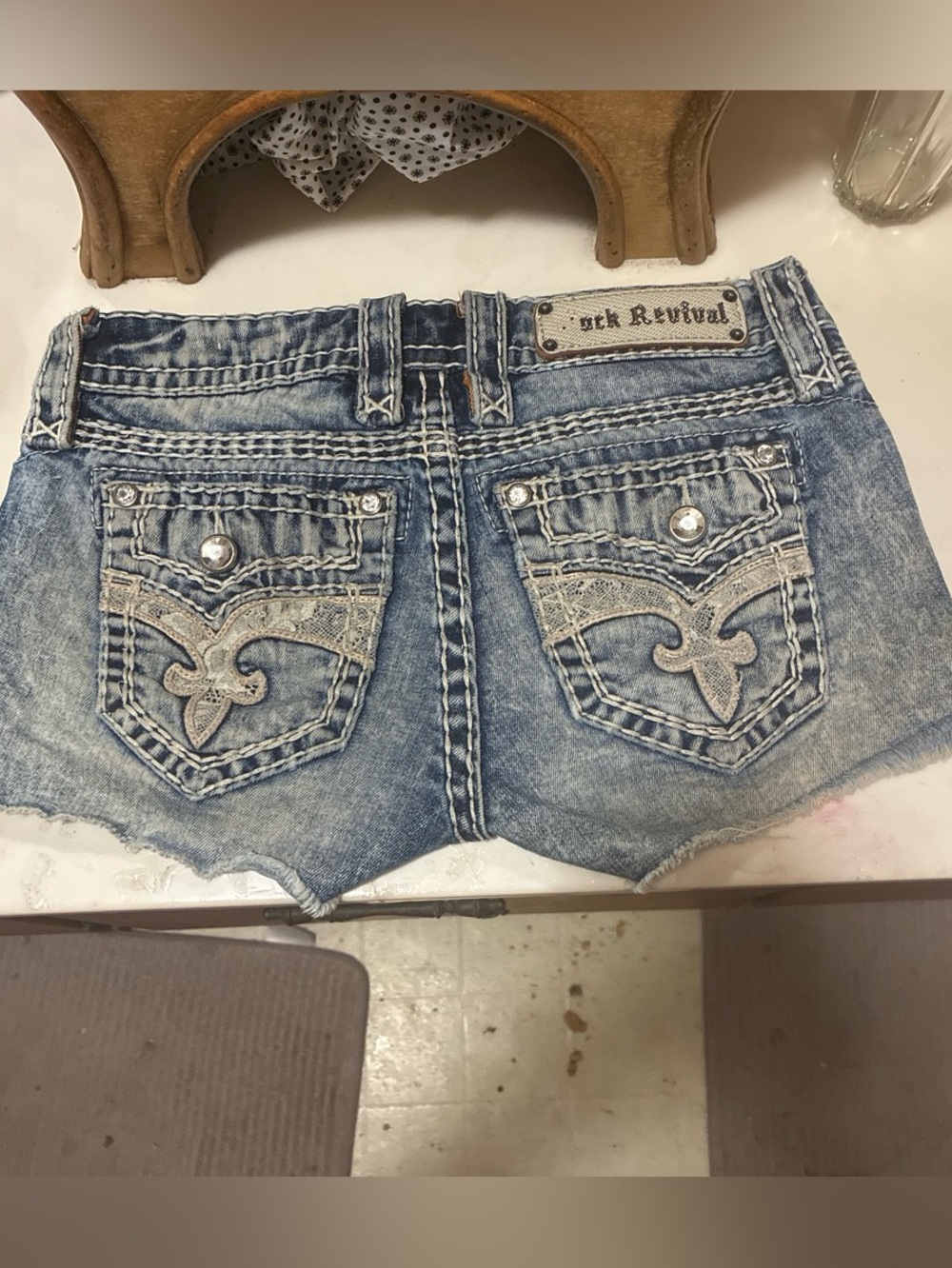 Rock Revival Octavia Denim Shorts - Size 25